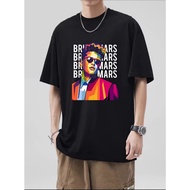 Bruno Mars Print Cotton T-Shirt For Adults