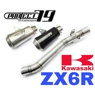 Project79 Exhaust Kawasaki ZX6R Long Slip On Tabung Muffler Pipe Accessories Motor ZX6 636 ZX636 ZX6
