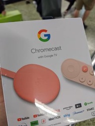 Chromecast Google TV pink