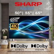 Sharp 4K HDR【HJ6000X SERIES】SMART GOOGLE LED TV 50" 4TC50HJ6000X / 55" 4TC55HJ6000X / 65" 4TC65HJ600