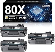 80X Black High Yield Toner Cartridge CF280X (with chip): Replacement for HP 80X Toner Cartridge Blac