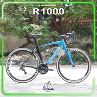 KEYSTO รุ่น R1000 (ปี2022) จักรยานเสือหมอบ 700C เกียร์ 20สปีด เฟรมอลูมิเนียม น้ำหนัก 12 กก. a ดำน้ำเ