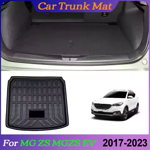 For MG ZS 2017-2023 Car Rear Trunk Mat MGZS EV MK1 ZS11 Luggage Tray Anti-wear Waterproof Boot Liner