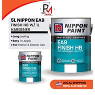 NIPPPON PAINT EA9 Finish HB 5 Liter With 1 Liter Hardener Floor Paint Finish Epoxy Paint Pool Paint 