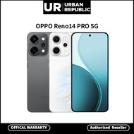 OPPO Reno14 Pro 5G 24 (12+12GB)+512GB / 24-Months Multi-Region Warranty / 6200mAh + 80W SUPERVOOC + 