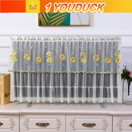 Sunflower flowers ♥ TV cover ♥ 32 inch / home decoration / 42 inch / LCD monitor cover 43 inch / 50 / 55 inch / desktop computer 24 inch / hanging flat curved universal / lace fabr