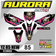 COD Sticker Striping Lis Variasi Trail Bebek Modif YZ NEW 85 Desain bebek modif bebek racing TERBARU
