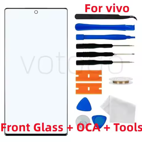 Front Glass Screen + OCA Replacement For For Vivo X100 X200 X300 X60 X70 X80 X90 X Fold 2 3 5 6 Pro 