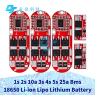 1~5 PCS Bms 1S 2S 10A 3S 4S 5S 25A Bms 18650 Li-ion Lipo Lithium Battery Protection Circuit Board Mo