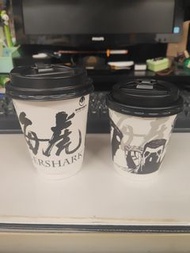 海虎 Tiger Shark 漫畫 紙杯 外賣杯  雙層特厚
