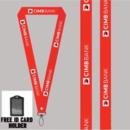 LANYARD CIMB BANK (free id card holder)