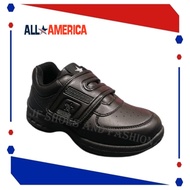 ALL AMERICA PVC Black School Shoes | Kasut Sekolah Hitam PVC All America Original 4916