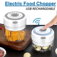 Electric Food Chopper / USB Garlic Chopper / Kitchen Blender Mixer / Vegetable Meat Chilli Grinder M