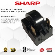 PTC RELAY KULKAS SHARP 2 PINTU (2 Pin) | RILAY KULKAS