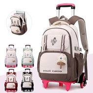 Kids School Backpack With Wheels Rolling Backpack For Girls Student Wheeled Backpack Trolley School Bag Travel Trolley Luggage