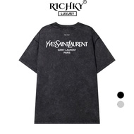 Richky Premium Tee Yves Saint Laurent YSL Wash T-shirt