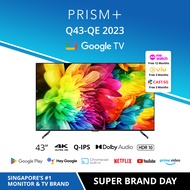 PRISM+ Q43 Quantum Edition [2023 Edition] | 4K Google TV | 43 inch | Quantum Colors | Inbuilt Chromecast | HDR10