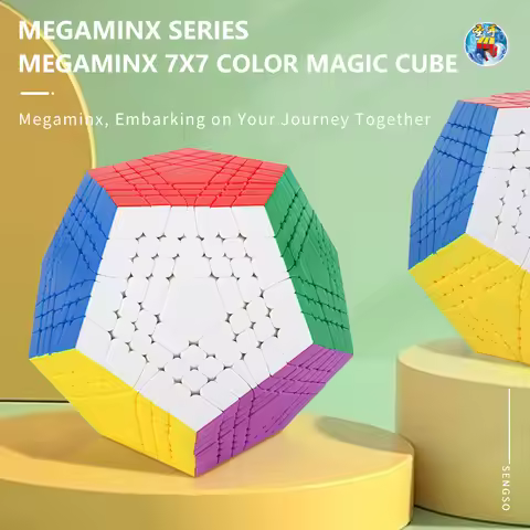 sengso Speed Cube Megaminx 2x2 3x3 4x4 5x5 6x6 7x7 12-Sided Puzzle Dodecahedron for Kids Competition