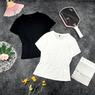 Women's Y7 Gym Yoga Sports Shirt Ami Women's Slim Fit Cool Stretch Knitwear