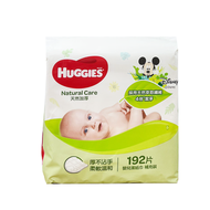 HUGGIES - 天然加厚嬰兒濕紙巾192片補充裝