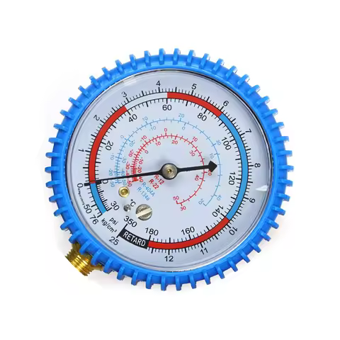 Low (Blue) Pressure Gauge for Air Conditioning REFRIGERANT R134a R22 R12 R404a 0-15KG/cm2 , 0-350PSI