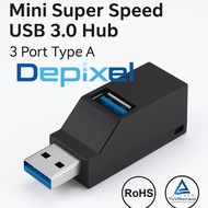 Mini USB Hub 3.0 3 Port Type C Super Speed 480 Mbps Windows Macbook SmartPhone OTG