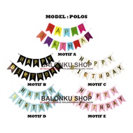 Happy Birthday Bunting Flag / Happy Birthday Flag Banner / Banner