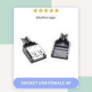 USB FEMALE SOCKET 4 pin FEMALE SOCKET connector