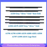 26-LCD Screen Glass Trim Logo Bezel Front Display Cover for MacBook Pro Air A1706 A1707 A1708 A1989