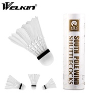 【Limited Time Only】 Badminton Shuttlecock White Goose Board Feather Flying Stability Durable Shuttle