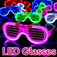 LED Glowing Glasses Party Decoration LED Glasses Concert Fashion Glasses Glow in the dark Flash Rave