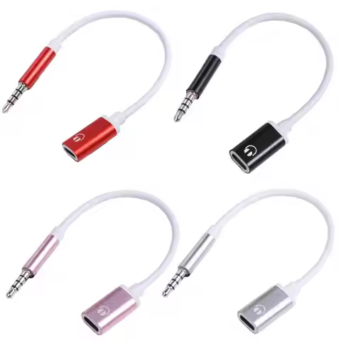 3.5mm Male 3.5mm Male Type-c Female Converter Headphone Converter Aux Cable Type-C To 3.5mm Jack Con