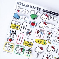 Hello Kitty 可愛頭貼 客製化姓名貼 三麗鷗 防水水晶立體貼紙