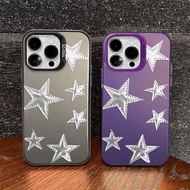 HP Casing Frosted high-grade matte material IMD Cartoon Star Pattern Realme C53 C55 C2 C51 C15 C67 8