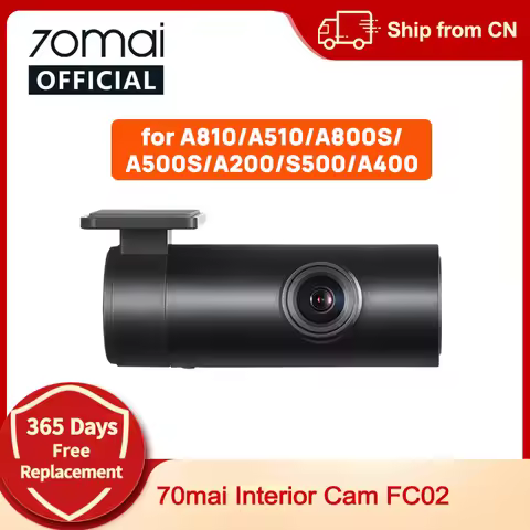 70mai Interior Cam FC02 Fits for 70mai A510/A810/A800S/A500S/A400 (Cannot Use Together with Rear Cam