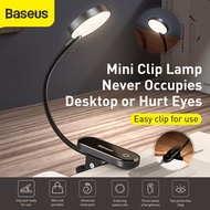 迷你閱讀夾燈 Mini Clip Lamp 夾架式 USB充電 Led燈 充電可調光 圓形可立式 桌燈 檯燈 圓閱桌面LED燈 護眼書 宿舍 夾燈
