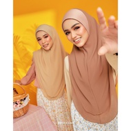 TUDUNG SARUNG CHIFFON DOUBLE LAYER || HIJABS BY HANAMI || INSTANT HIJAB IELIA JULIA  || EXPRESS SCAR