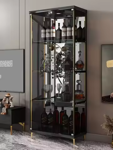 Q S Wine Cabinet Modern Home Wall Side Cabinet Store Display Cabinet Dining Room Living Room Tempere