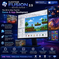 Clickteam Fusion v2.5 Developer Lifetime For Windows Game & App Development Software
