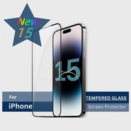 High quality iphone tempered glass screen protector for iPhone 15 Pro max 15plus Anti-explosion anti-fingerprint iPhone 14 13 12 11 pro max X XR xsmax 6 7 8 plus 12mini clear glass
