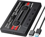 ORICO 2.5'' Hard Drive Enclosure SATA to USB3.0 DIY Sticker External HDD for 7/9.5mm SSD, Portable C