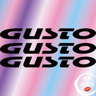 Suitable for GUSTO Ranger EVO Road Bike Sticker Carbon Fiber Bicycle Frame Sticker Customization