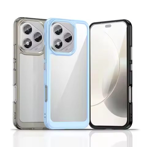 For Honor 400 Lite Clear Case Honor 400 Lite Cover Coque Funda Hard Translucent Soft Edge Shockproof