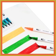 ❀ ∯ ◧ HIGHTUNE  Dual Watercolor Brush Pen Art Supplies Marker Pens Doodle Creations Colour Pens