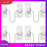 [Ready Stock] 4 Pack Cupboard Lock Child Safety Locks for Kids No Drill Cabinet Lock with Keys Refrigerator Lock