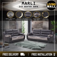 Living Mall Marli Series 2-Seater + 3-Seater Sofa Set Water Repellent Fabric