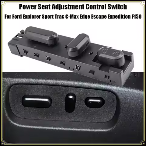 Power Seat Adjustment Control Switch 9L3T-14B709-FAW For Ford Explorer Sport Trac C-Max Edge Escape 