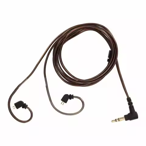 3.5mm Plug Headphone Sound Cable Noise Reduction for 2 Pin 0.78mm Headphones for KZ ZSN ZS10 ZSX AS1