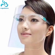 [Malaysia Ready Stock] Protective Face Shield / Transparent Face Shield - Glasses + Mask 防护防飞溅