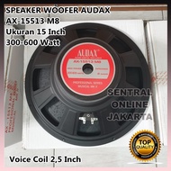 SPEAKER WOOFER AUDAX AX 15513 M8 FULL RANGE 15in 15 inch 600 WATT 15513 ORIGINAL AUDAX INDONESIA
